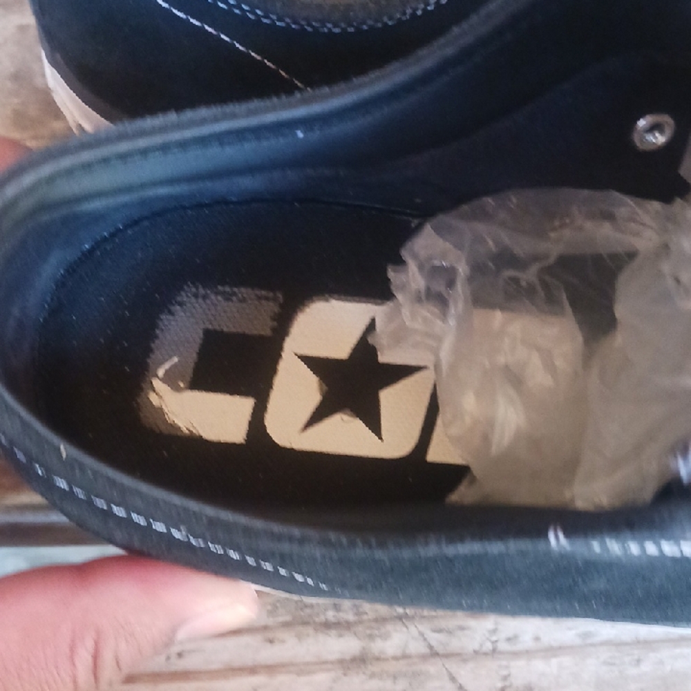 Converse Cons Black and White Canvas Sneakers - Picture 10 of 16